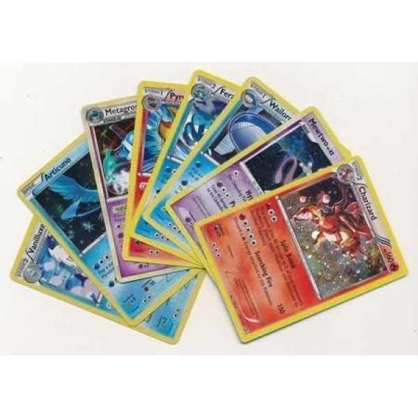 50 Pokemon Card Lot Guaranteed Holos & Rares